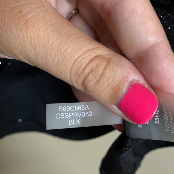 Calvin Klein NWT black glitter tank size Small - Picture 10 of 10